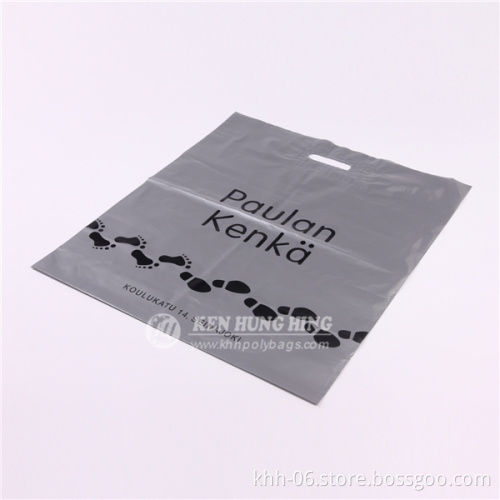 High Quality Custom printed Handle Patch PE shopping bags